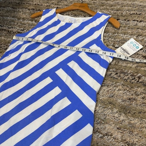 MAHI GOLD Blue and White Dress - Picture 9 of 9